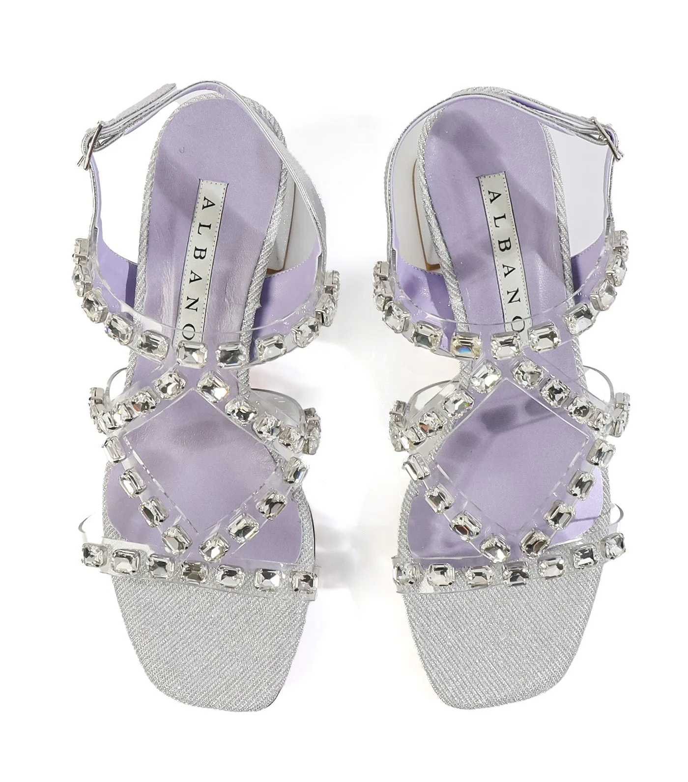 5015 Heeled Sandals Silver