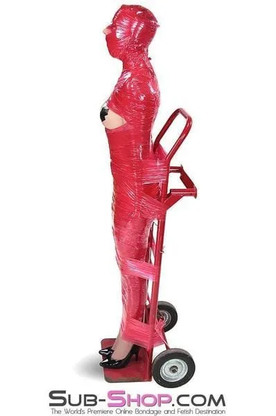 5739A-SIS      1,000 ft. Erotic Sissy Bondage Fantasy Wrap, Red