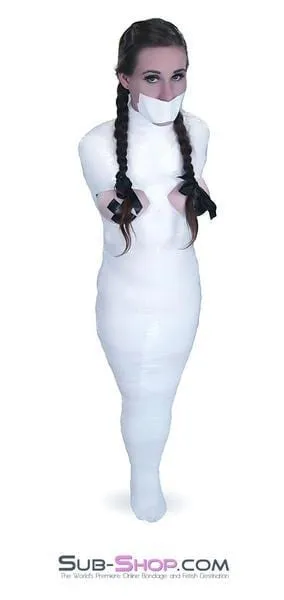 5740A      1,000 ft. Erotic Bondage Fantasy Wrap, White