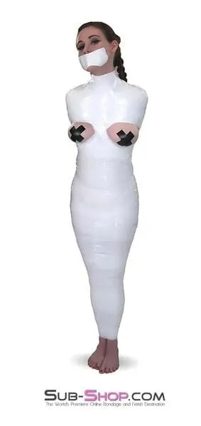 5740A      1,000 ft. Erotic Bondage Fantasy Wrap, White