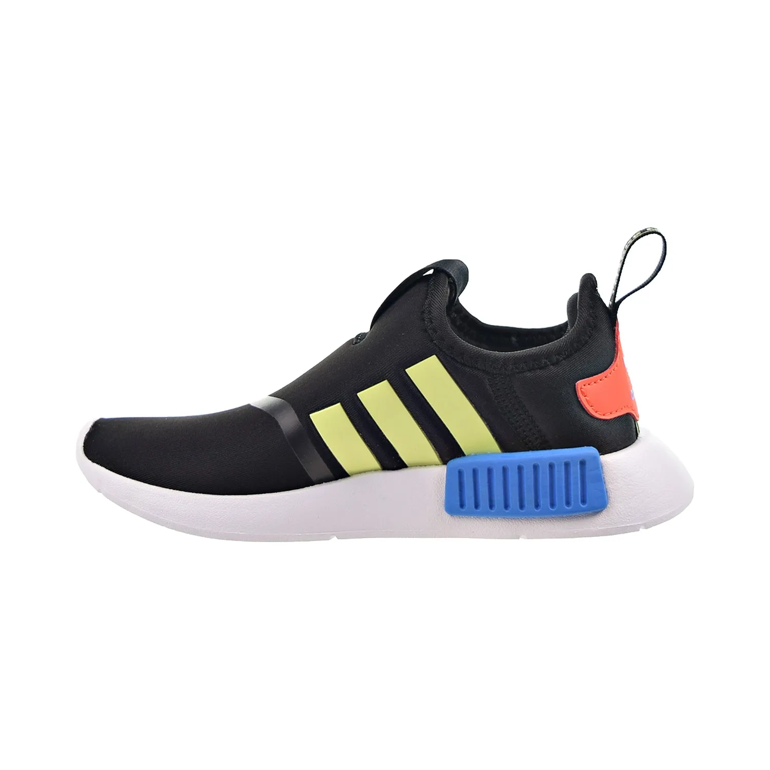 Adidas NMD 360 I Slip-On Little Kids' Shoes Core Black-Pulse Yellow-Bright Blue