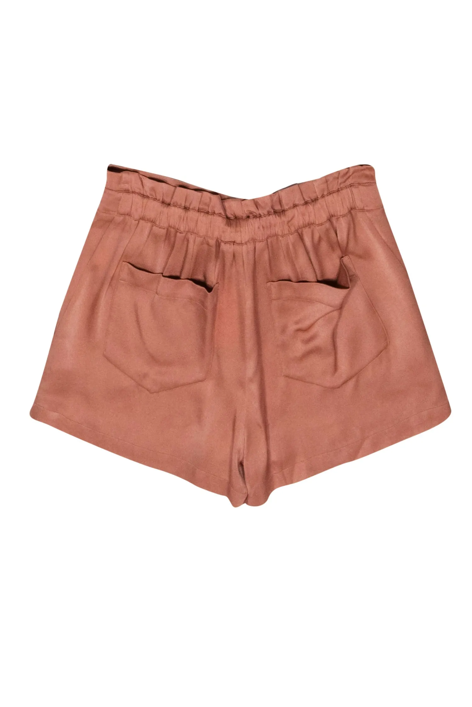 A.L.C. - Dusty Rose Paperbag Shorts w/ Waist Tie Sz 0