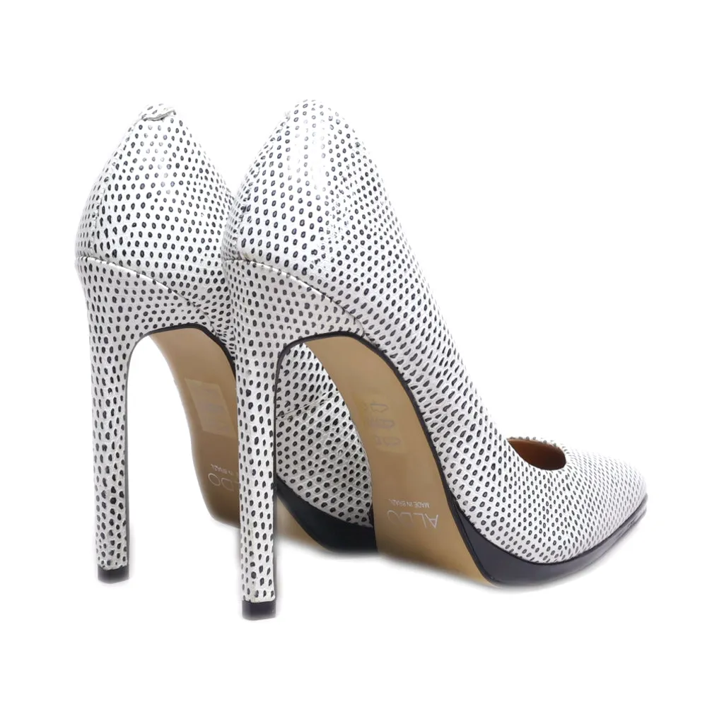 Aldo High-Heel Shoes Leather White Colour For Women