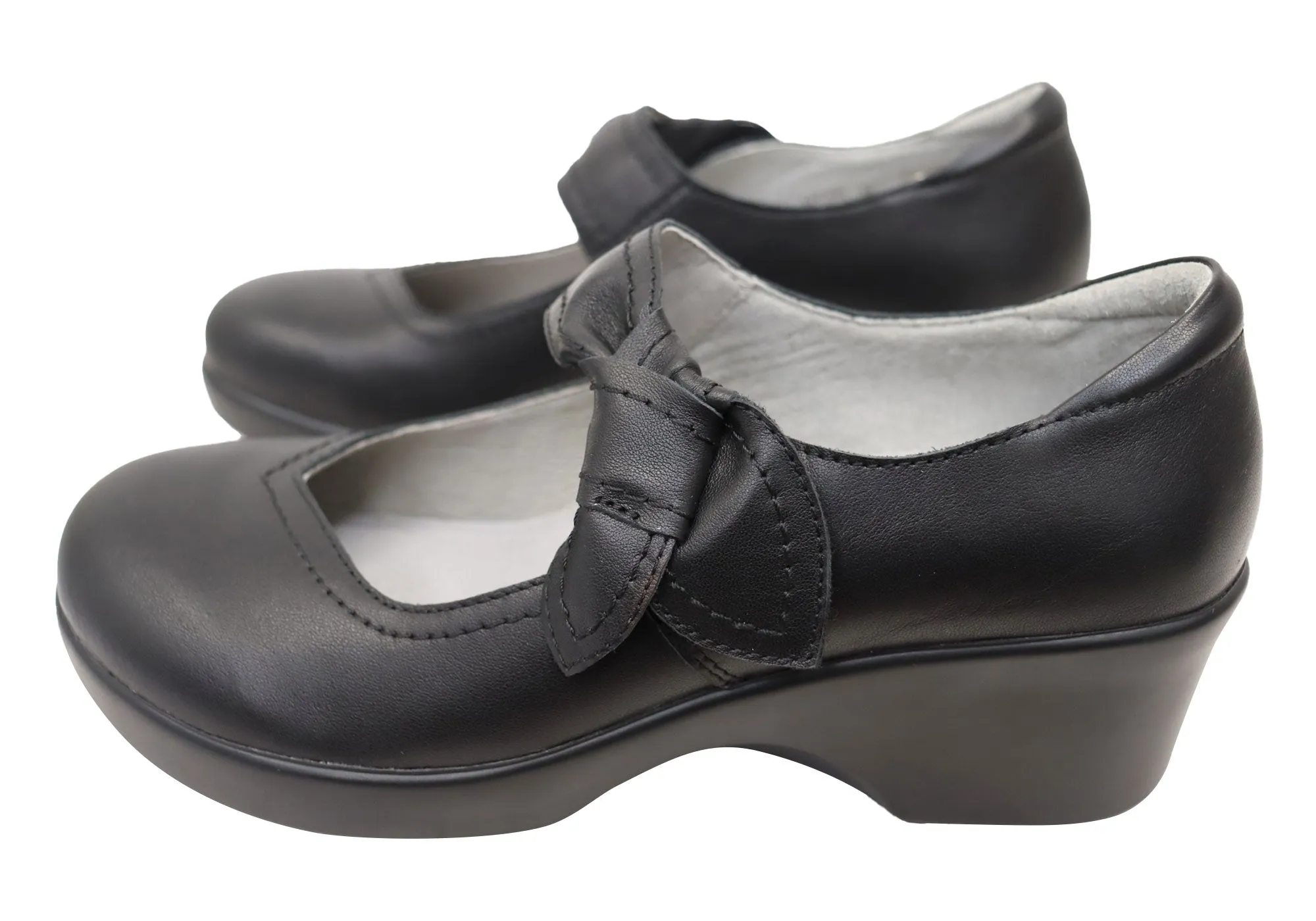 Alegria Ella Womens Comfortable Leather Mary Jane Shoes