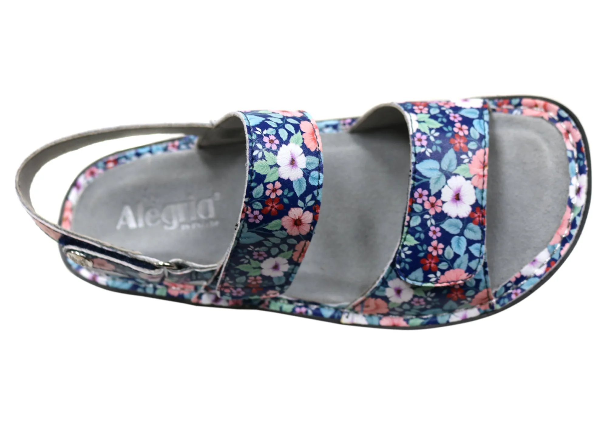 Alegria Verona Womens Leather Sandals With Adjustable Straps