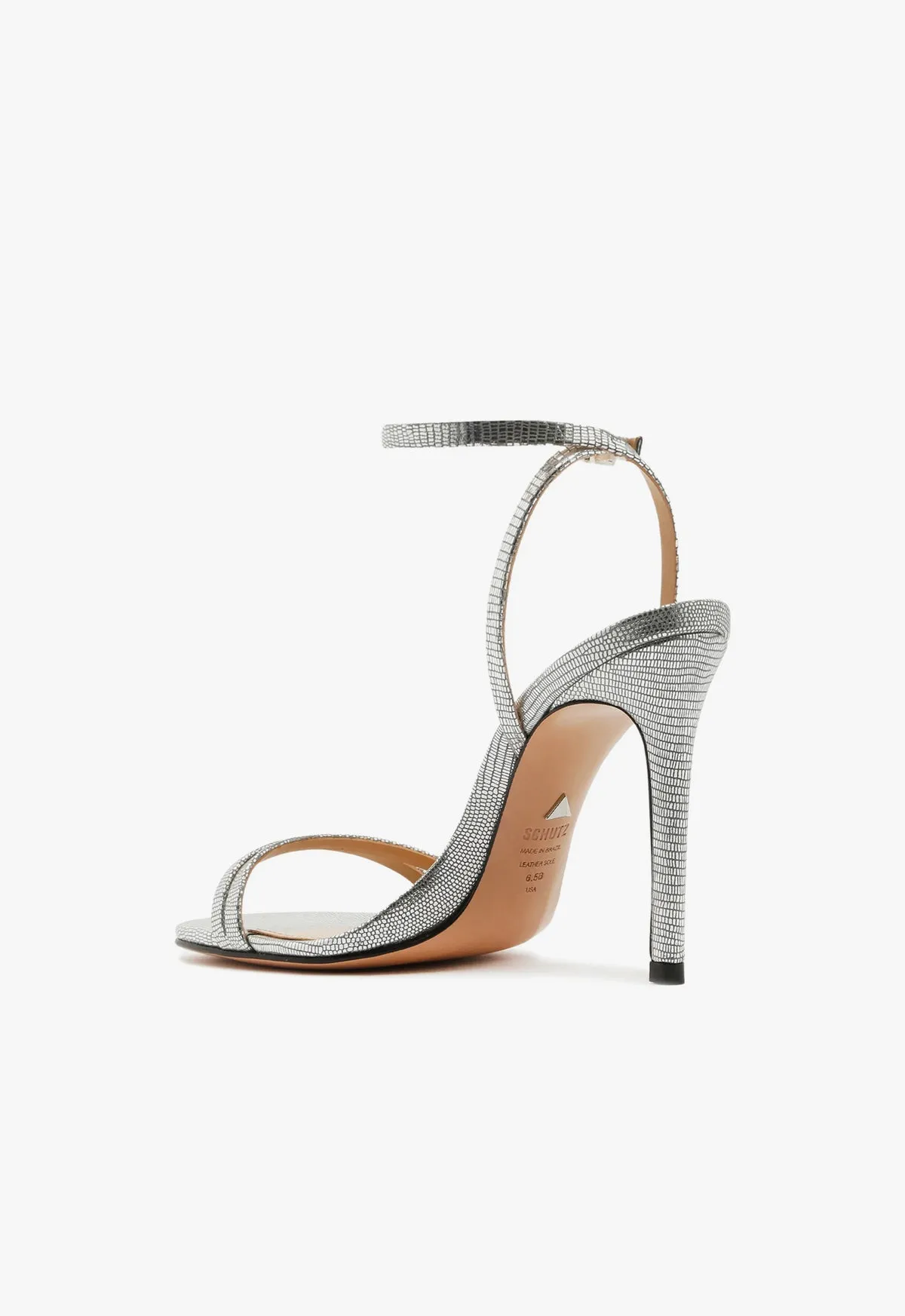 Altina Embossed-Leather Sandal