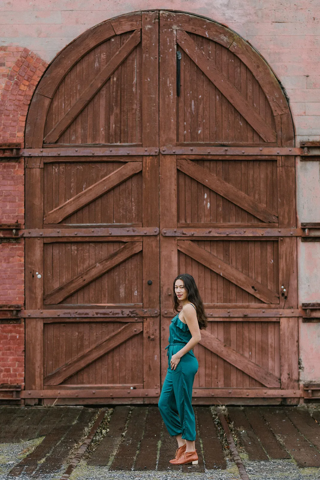 Amelia Jumpsuit | Emerald