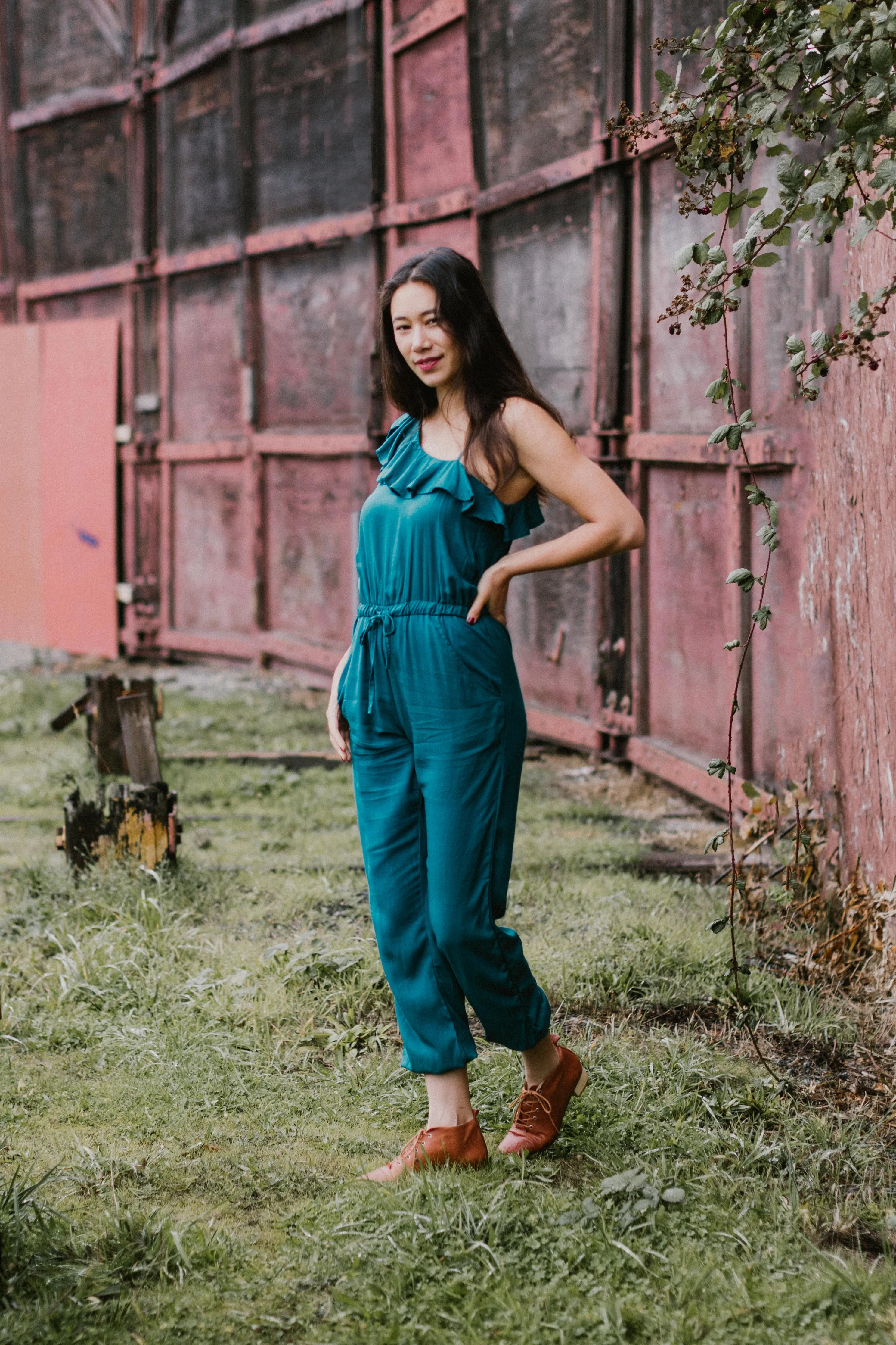 Amelia Jumpsuit | Emerald