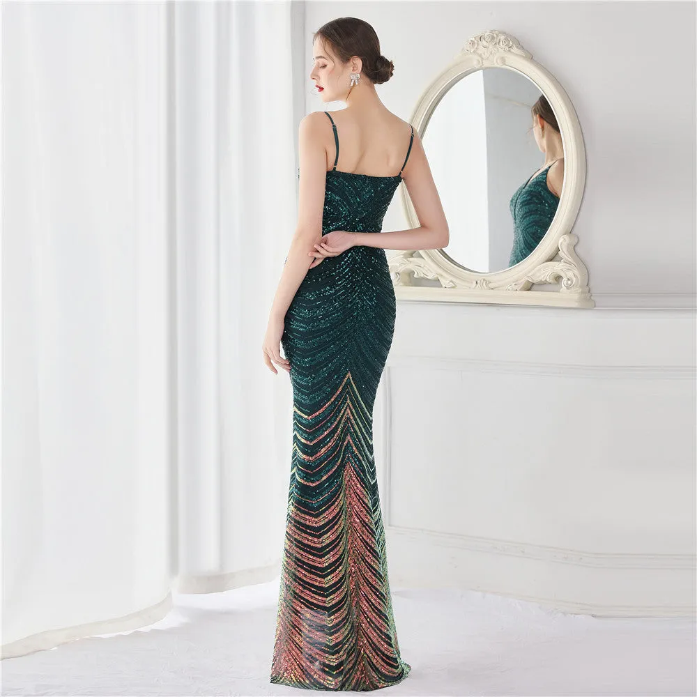 Amili Special Sequin Charming Formal Mermaid Dress