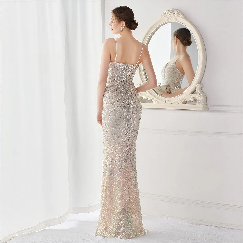 Amili Special Sequin Charming Formal Mermaid Dress