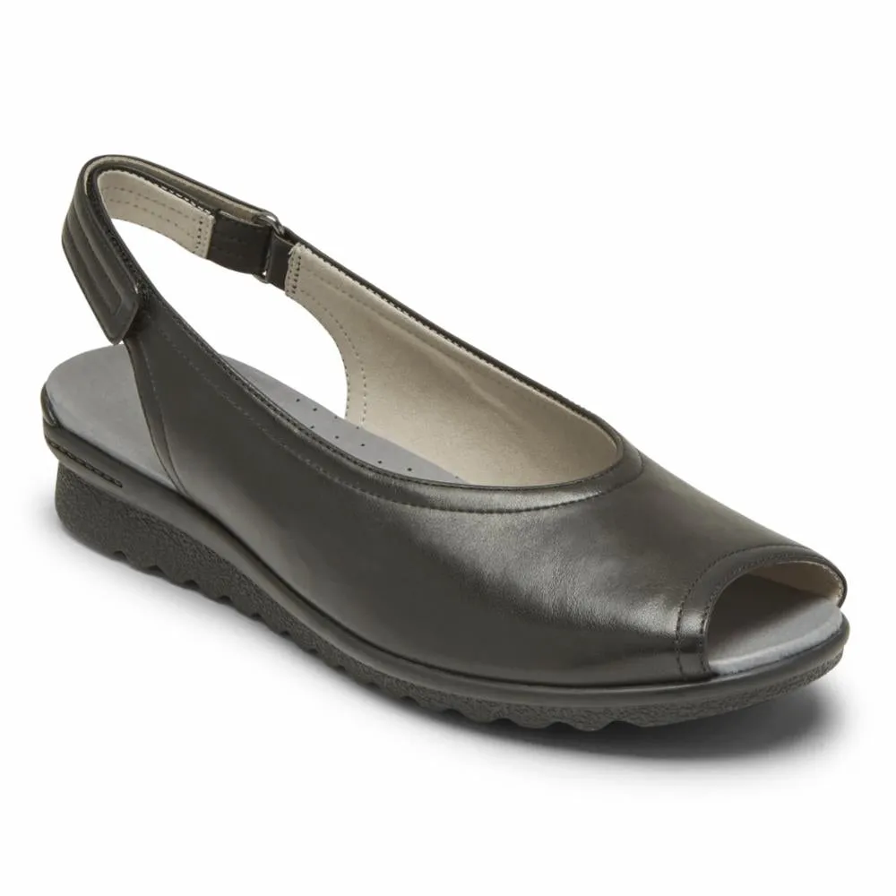 Aravon JOSIE SLINGBACK BLACK SMOOTH