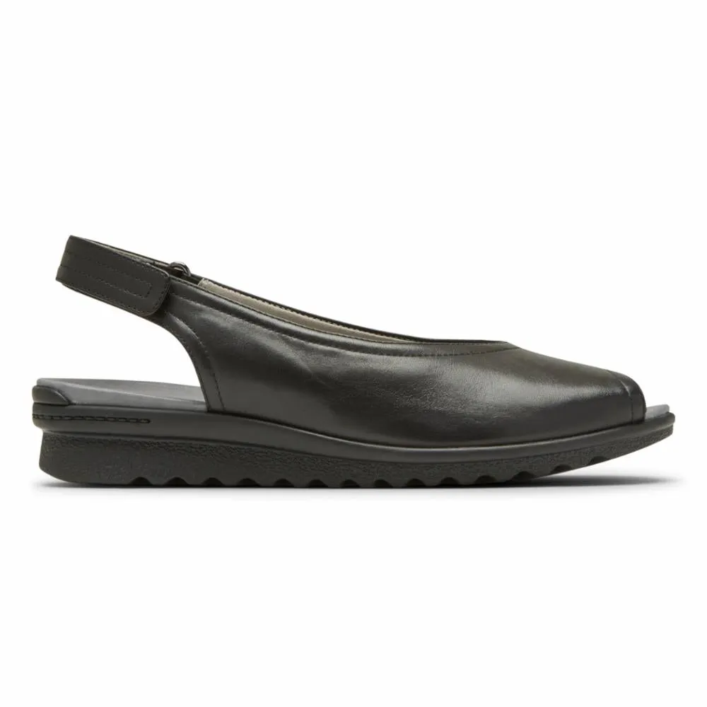 Aravon JOSIE SLINGBACK BLACK SMOOTH