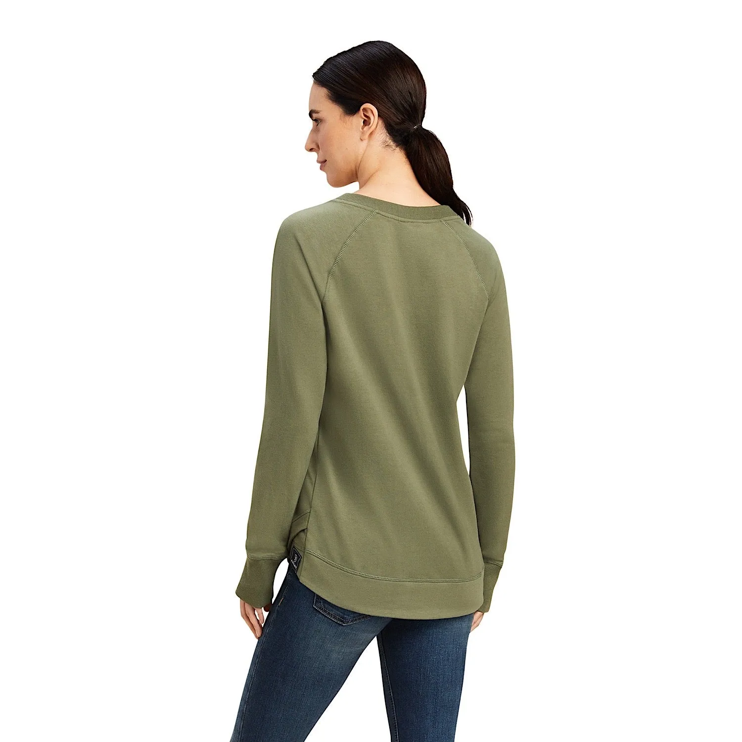 Ariat Womens Benicia Sweatshirt Four Leaf Clover