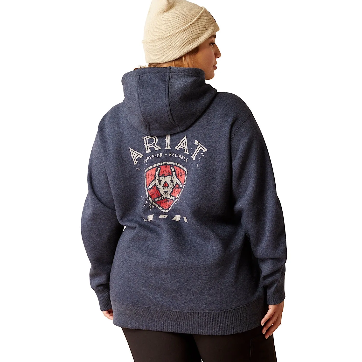 Ariat Womens Superior Hoodie Navy Heather