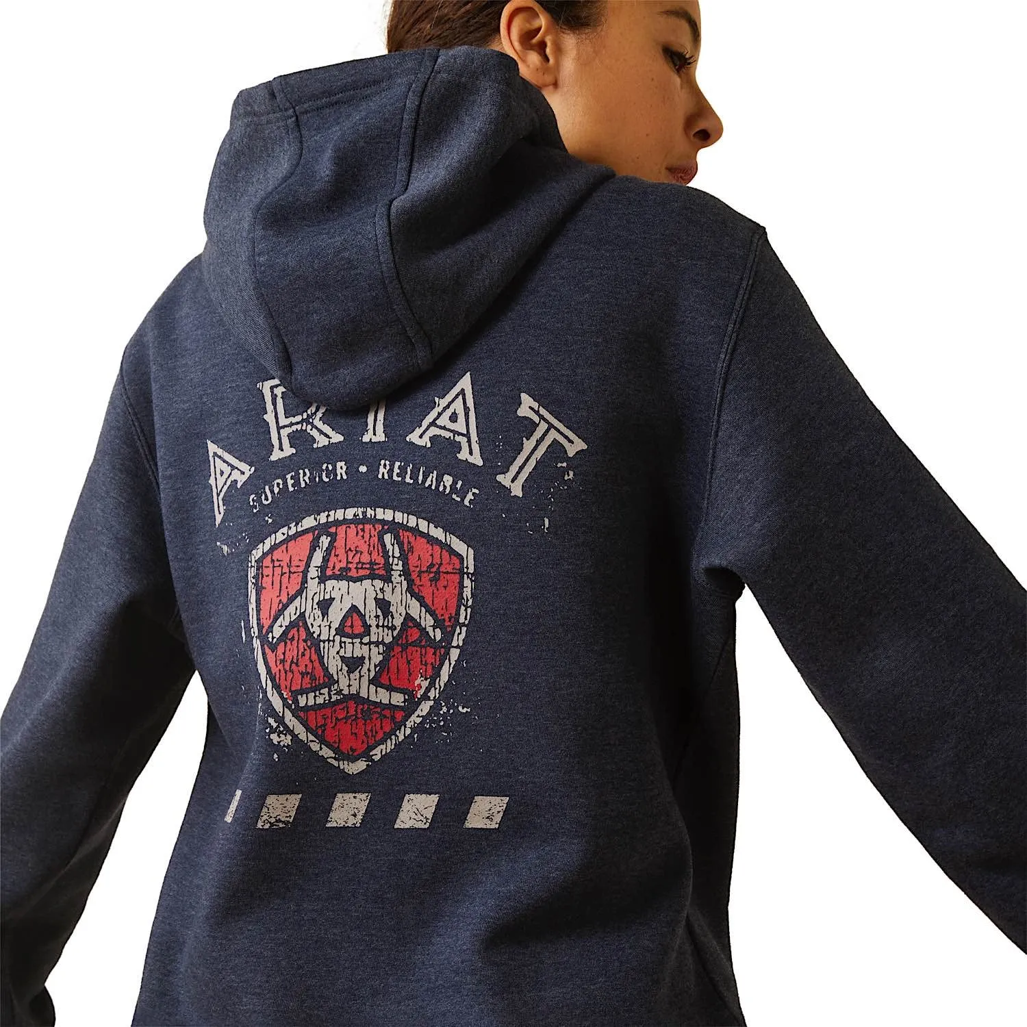 Ariat Womens Superior Hoodie Navy Heather