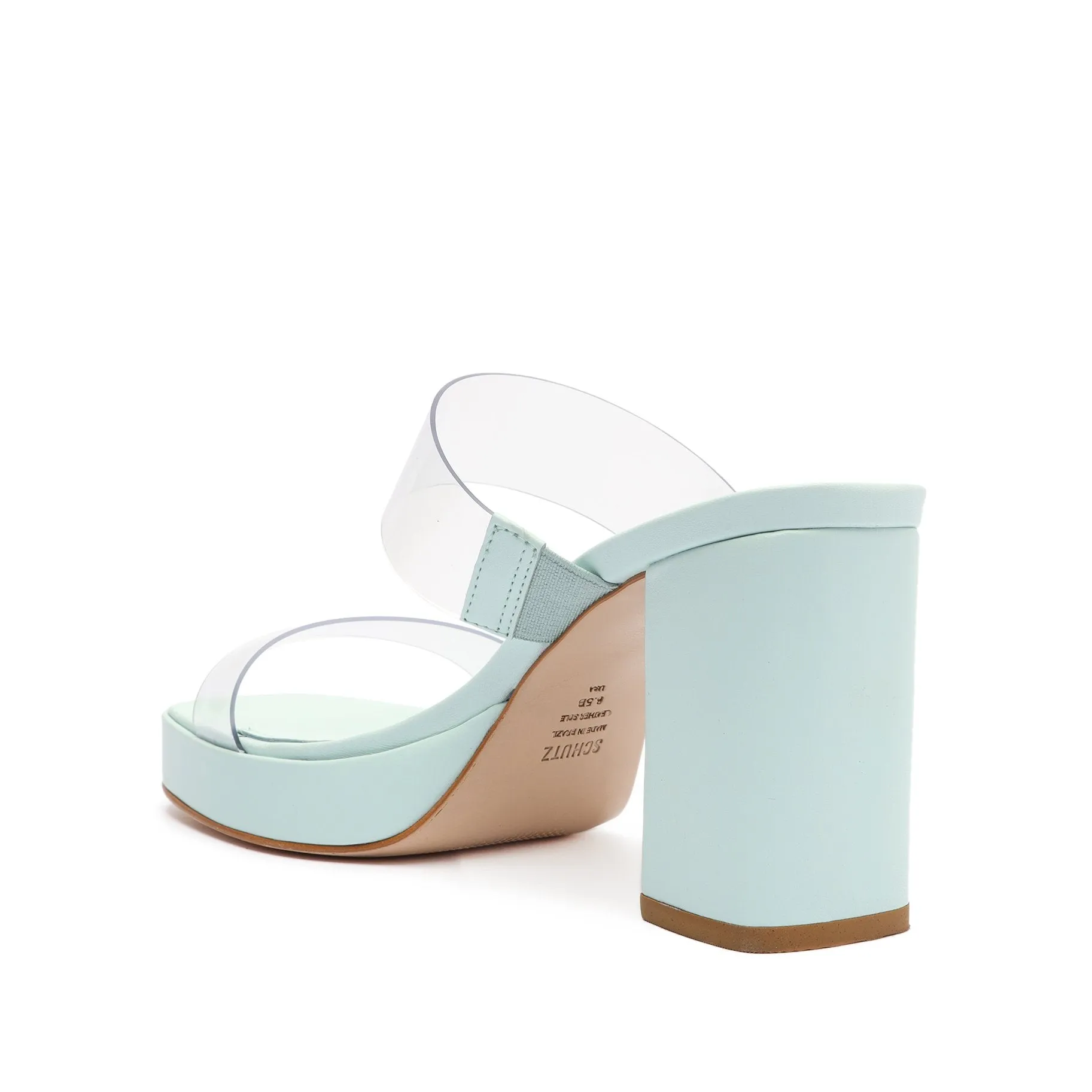 Ariella Platform Vinyl Sandal