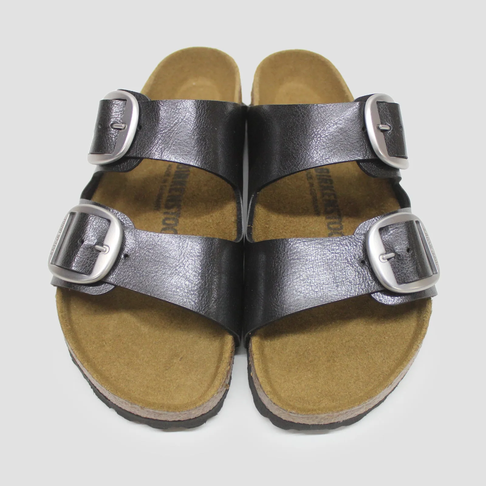 Arizona Big Buckle Synthetic Unisex Slides Sandals - UK 5.5 - US 8 Women / 6 Men - EU 39