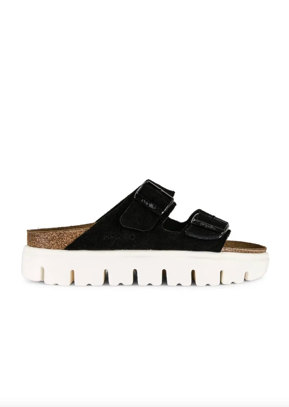 Arizona Chunky Suede Black Narrow