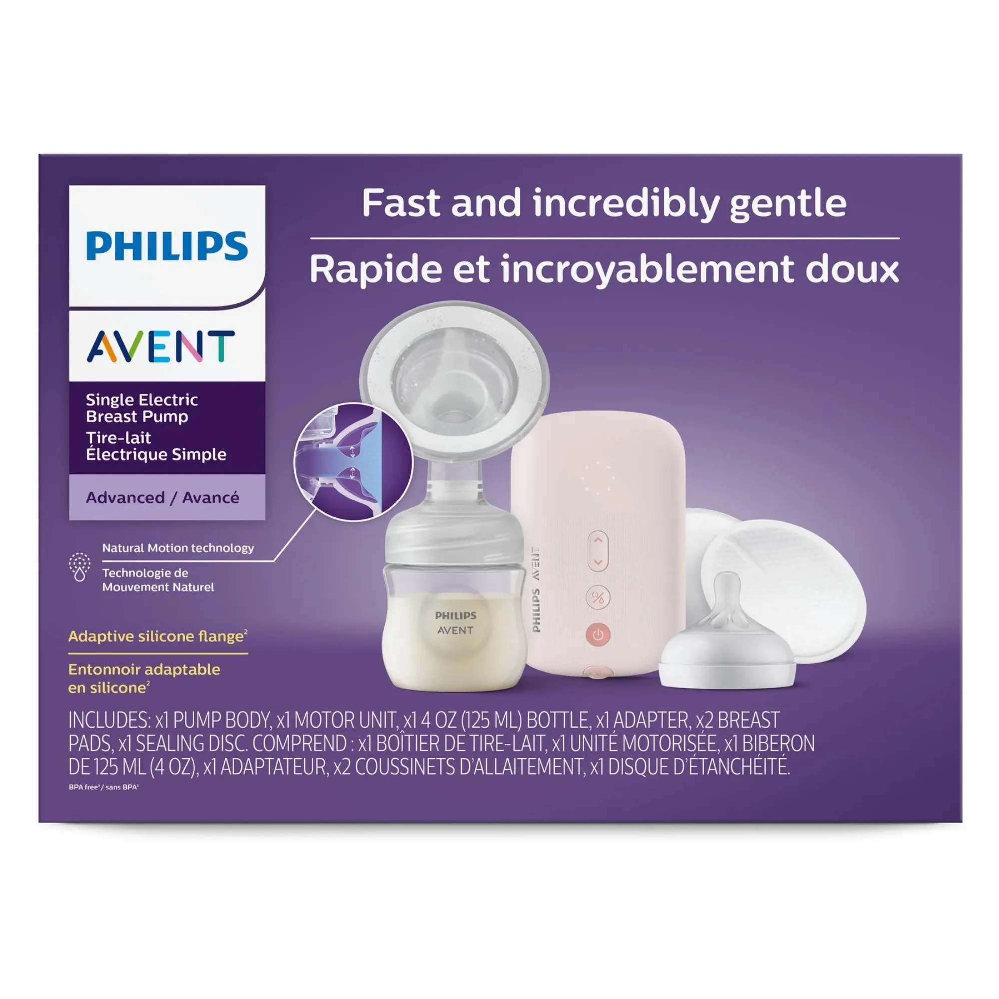 AVENT Single Electric Breast Pump Advanced with Natural Motion Technology