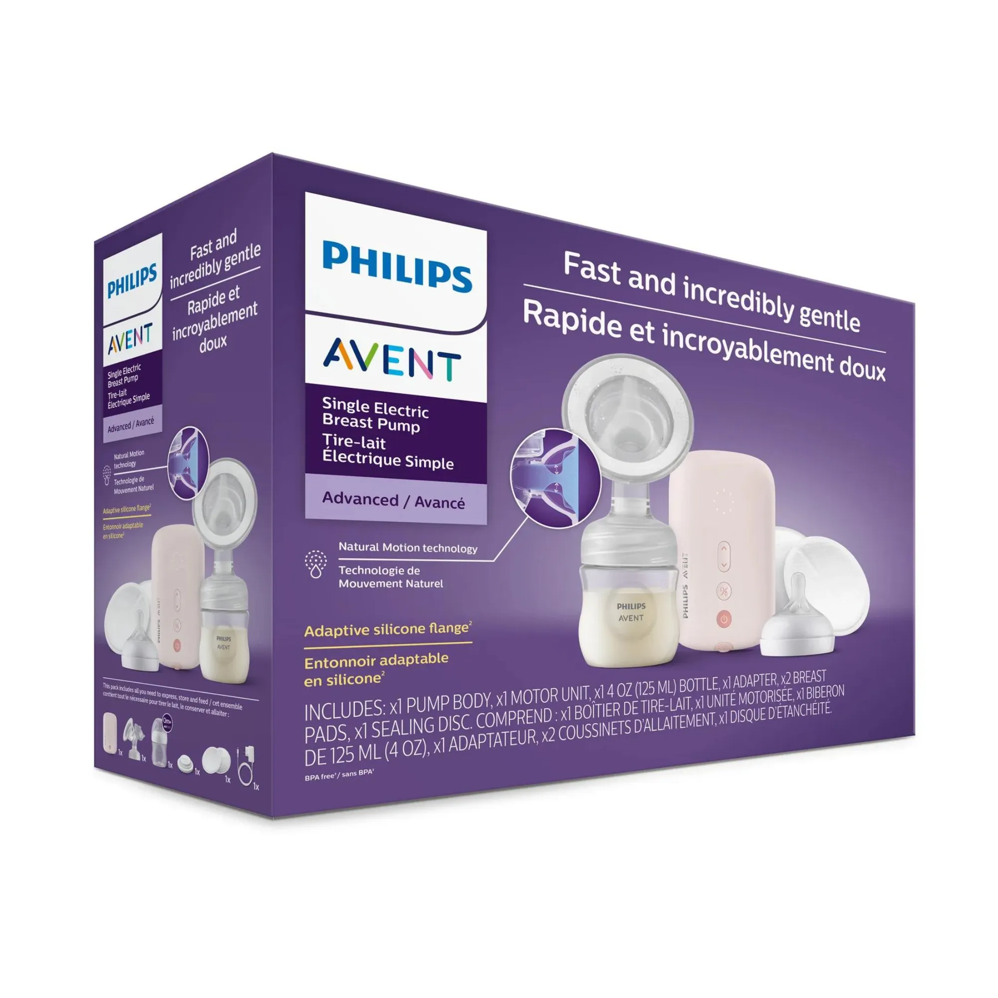 AVENT Single Electric Breast Pump Advanced with Natural Motion Technology