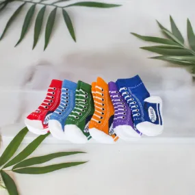 Baby Socks Sneakers 6 Pack (0-12 Months)