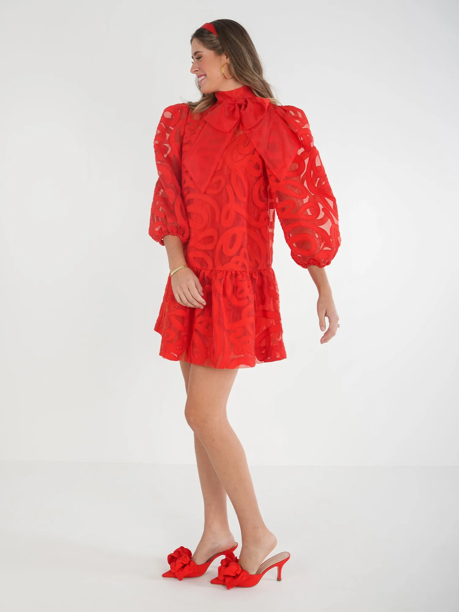 Bella Dress - Joy/HollyRed