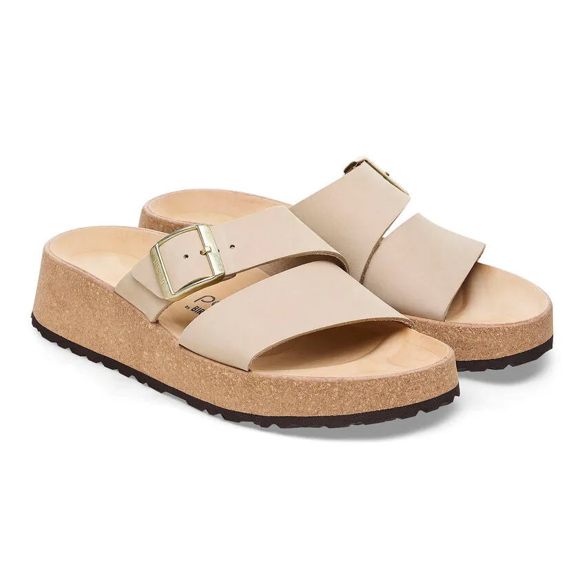 Birkenstock Almina Nubuck Leather Sandcastle Women's