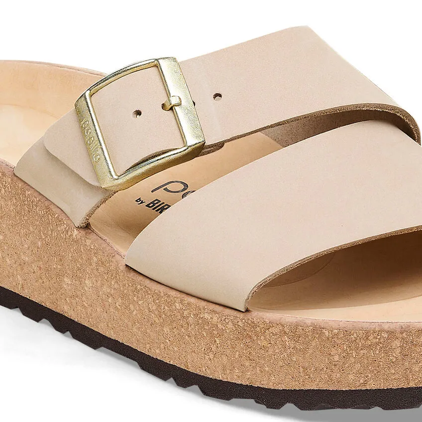 Birkenstock Almina Nubuck Leather Sandcastle Women's