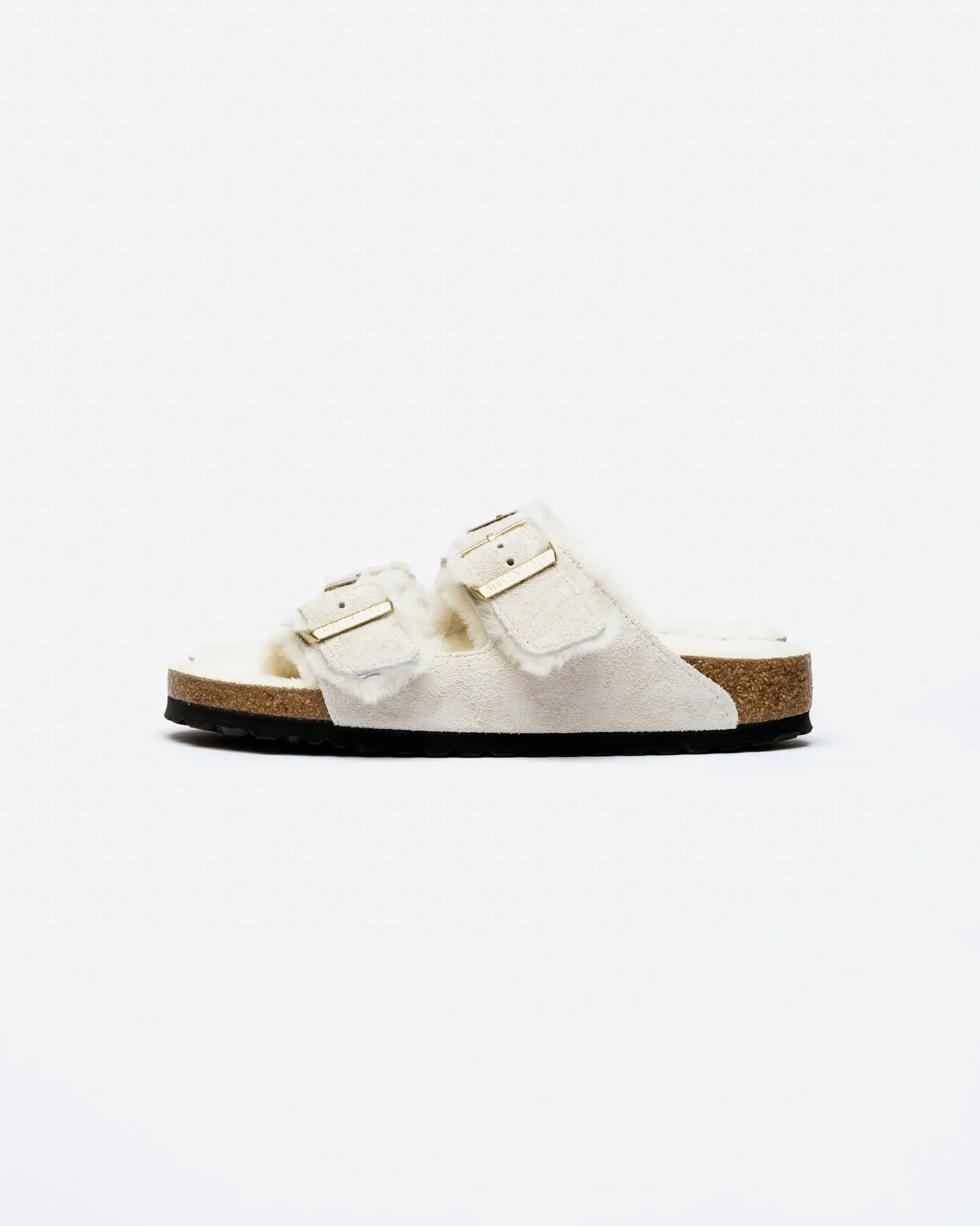 Birkenstock Arizona Shearling Antique White (Narrow)