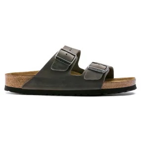 Birkenstock Unisex Arizona Soft Footbed Oiled Leather Iron