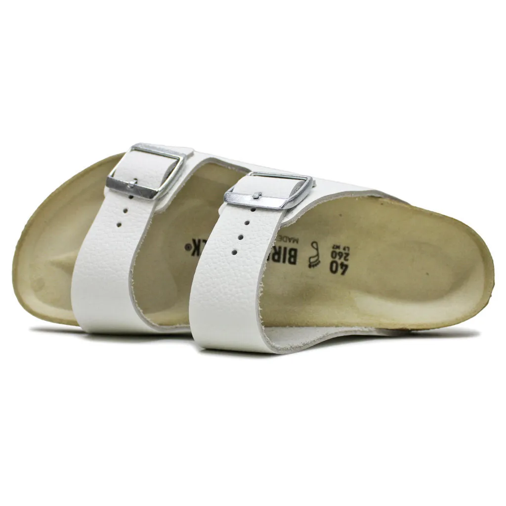 Birkenstock Unisex Sandals Arizona BS Buckle Straps Slides Natural Leather - UK 7.5