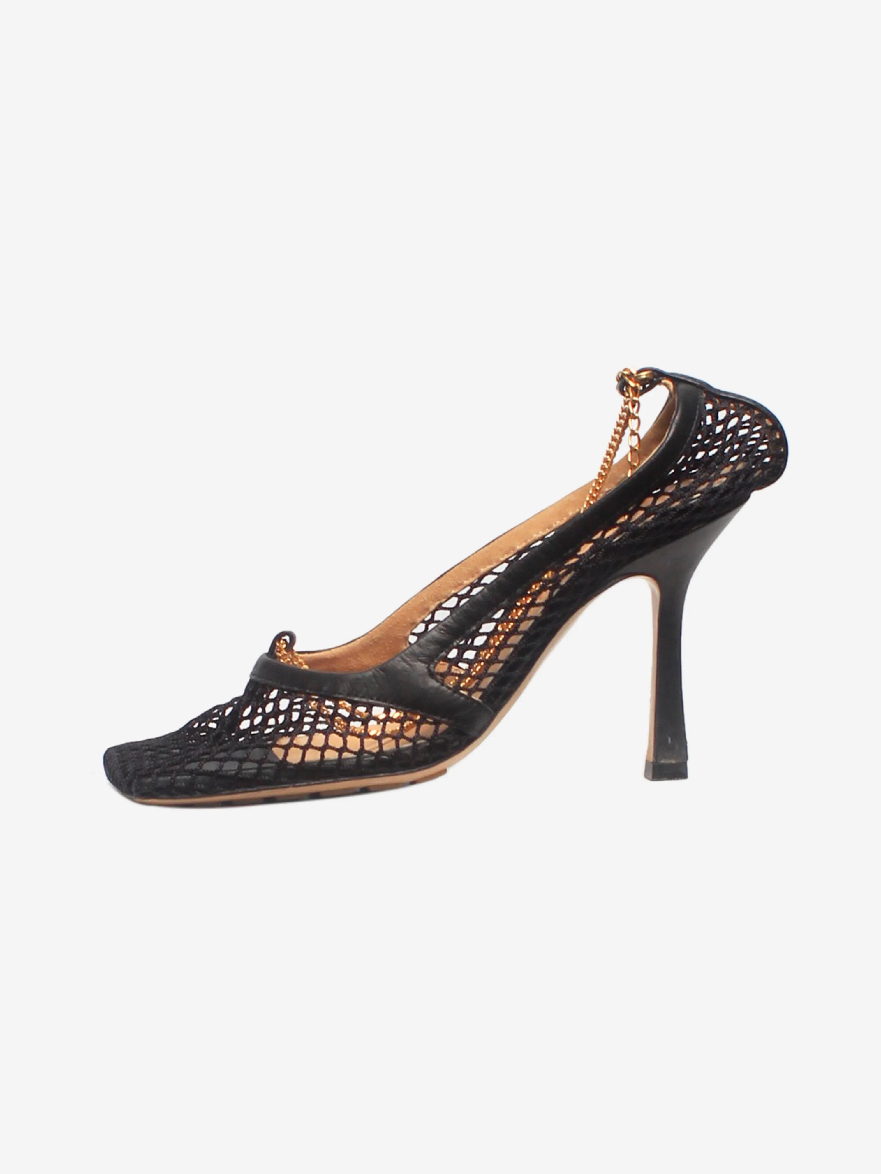 Black mesh pumps - size EU 35