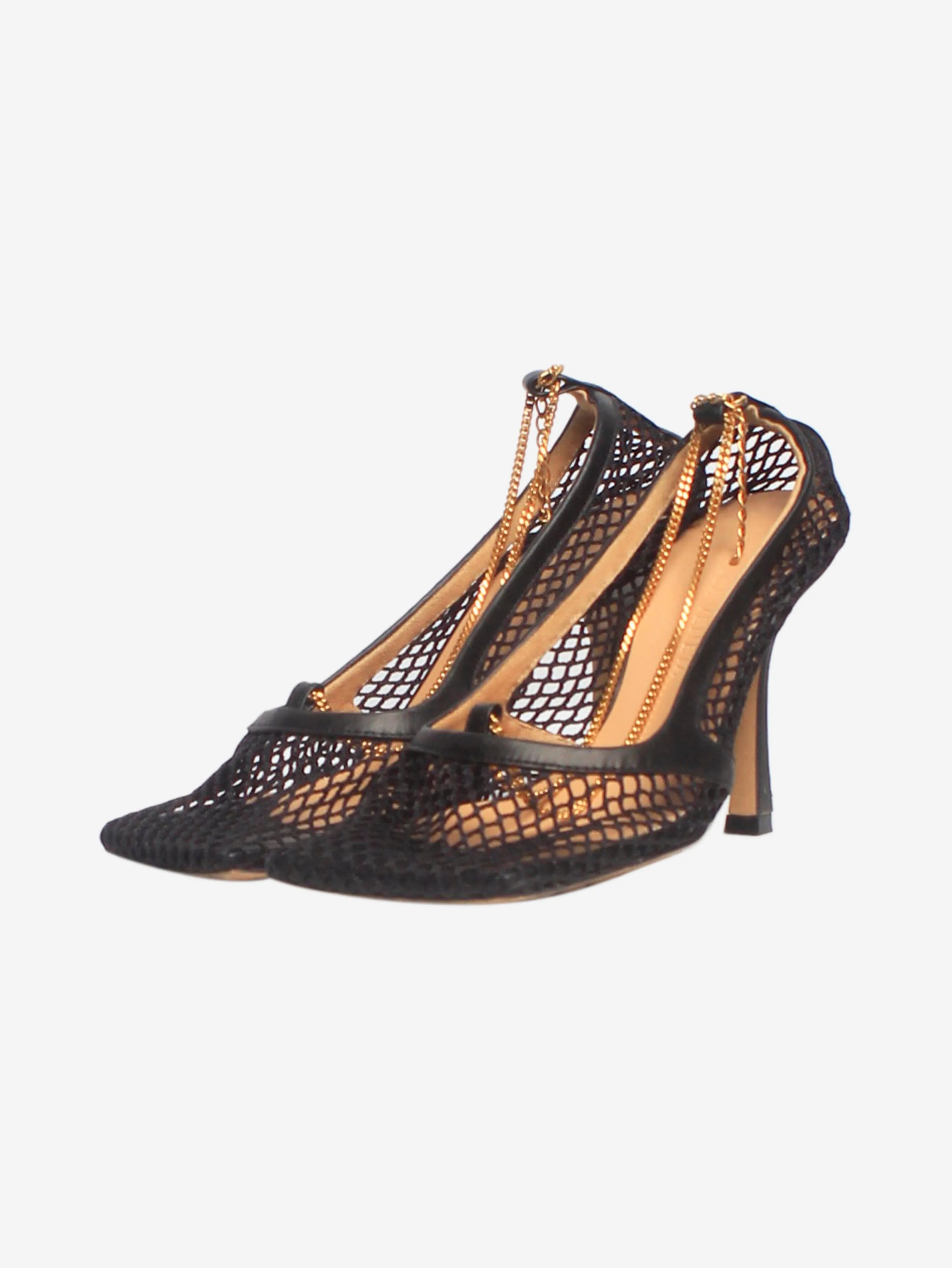 Black mesh pumps - size EU 35