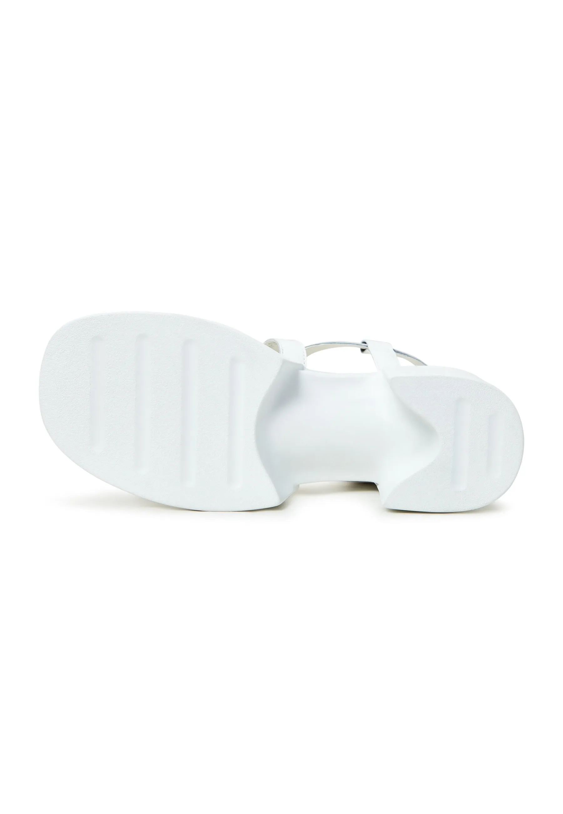 Block Heels Sandals Amira- White