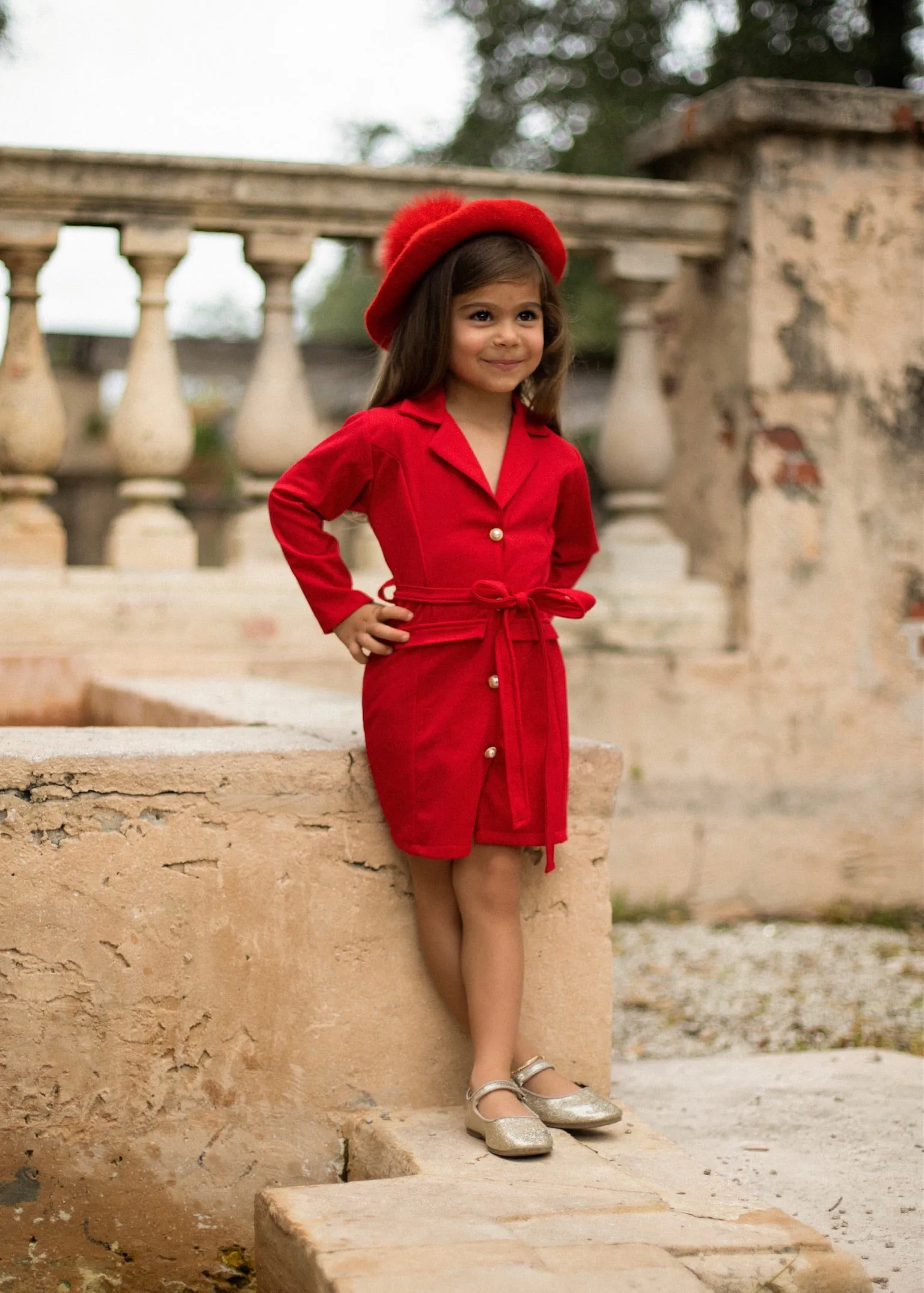 Bossy Diva Kids Blazer Red