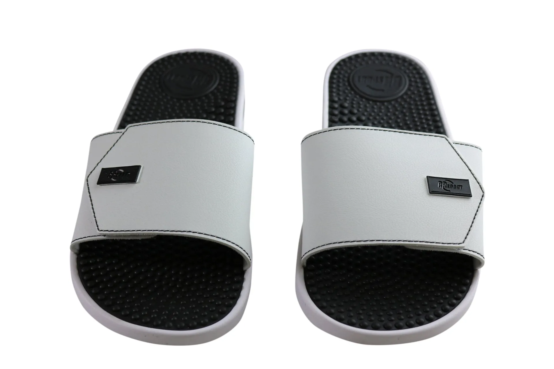 BR Sport Utah Mens Brazilian Comfort Slides Sandals With Massage Balls