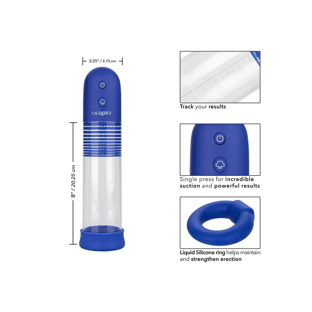 California Exotic Blue Rechargeable Penis Pump Kit