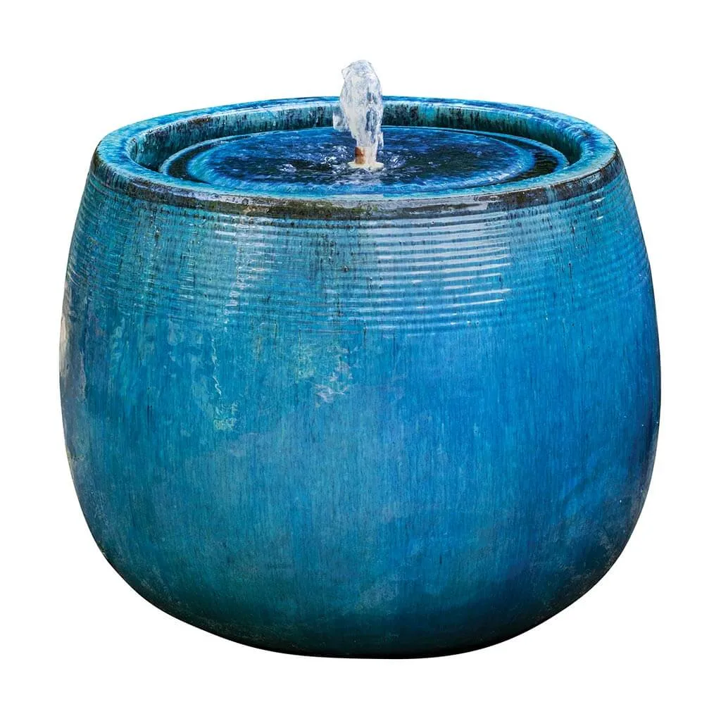 Campania International Boden Fountain in Mediterranean Blue