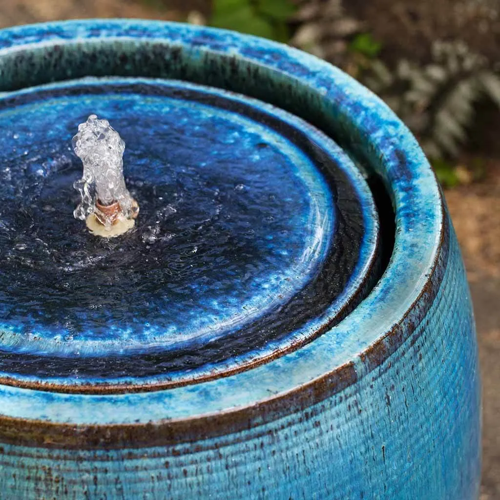 Campania International Boden Fountain in Mediterranean Blue