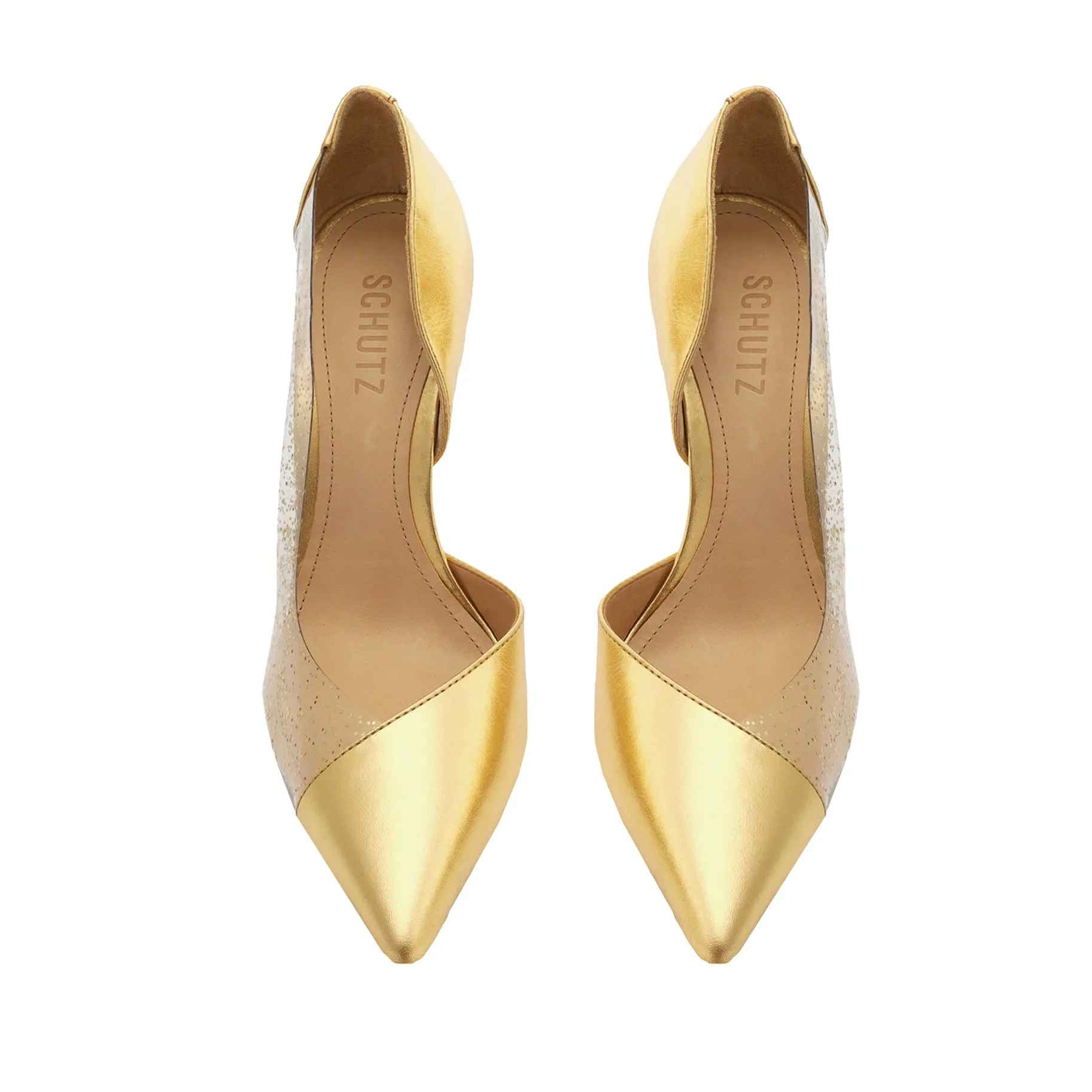 Cheslie Metallic Nappa & Vinyl Pump