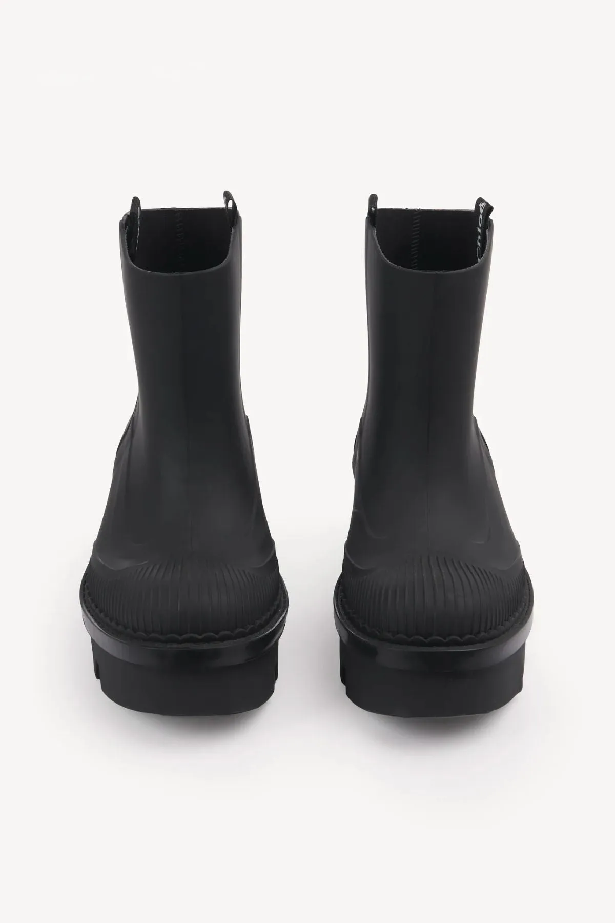 Chloé Raina Rubber Rain Boot - Black