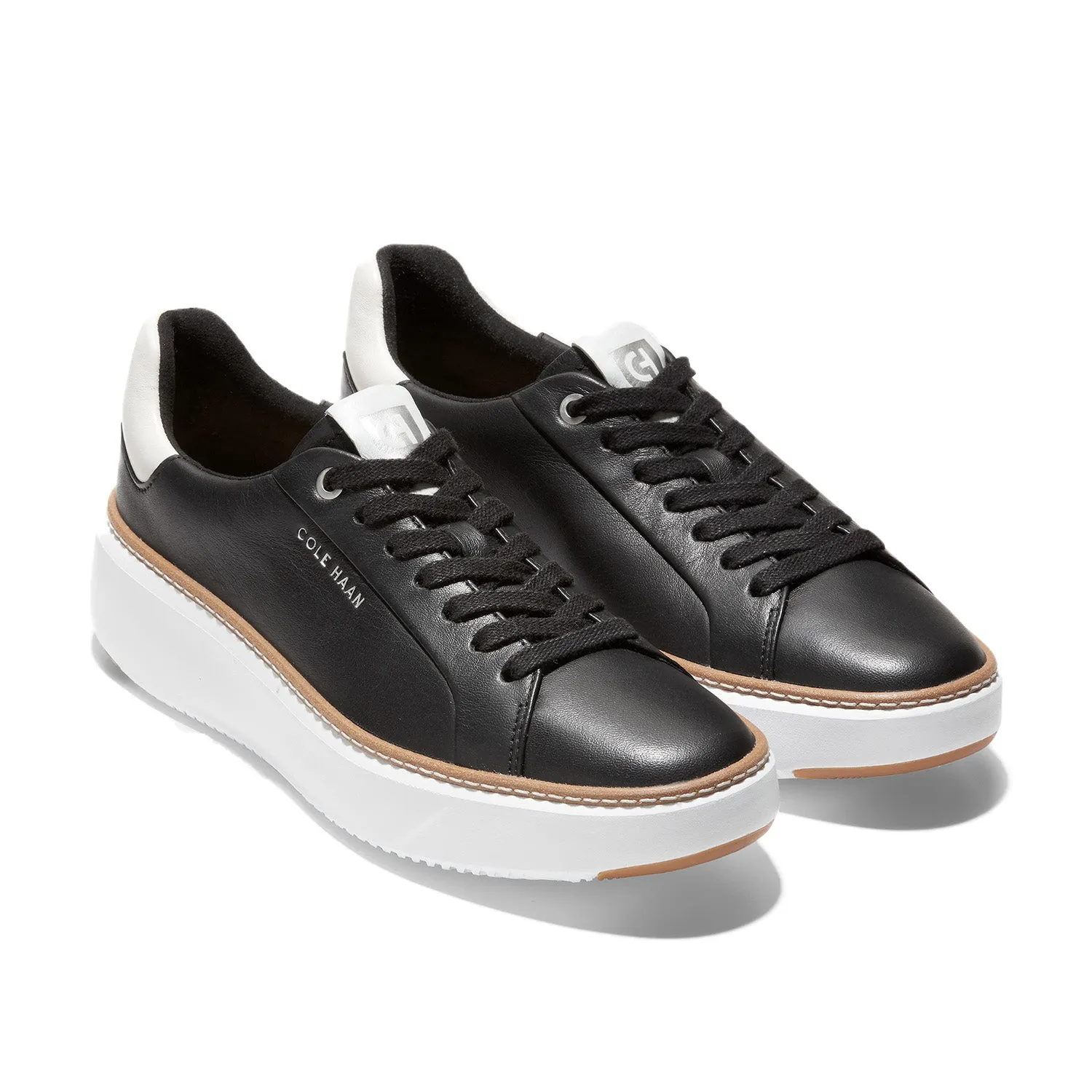 Cole Haan Women's GP Topspin Sneaker in Black/White