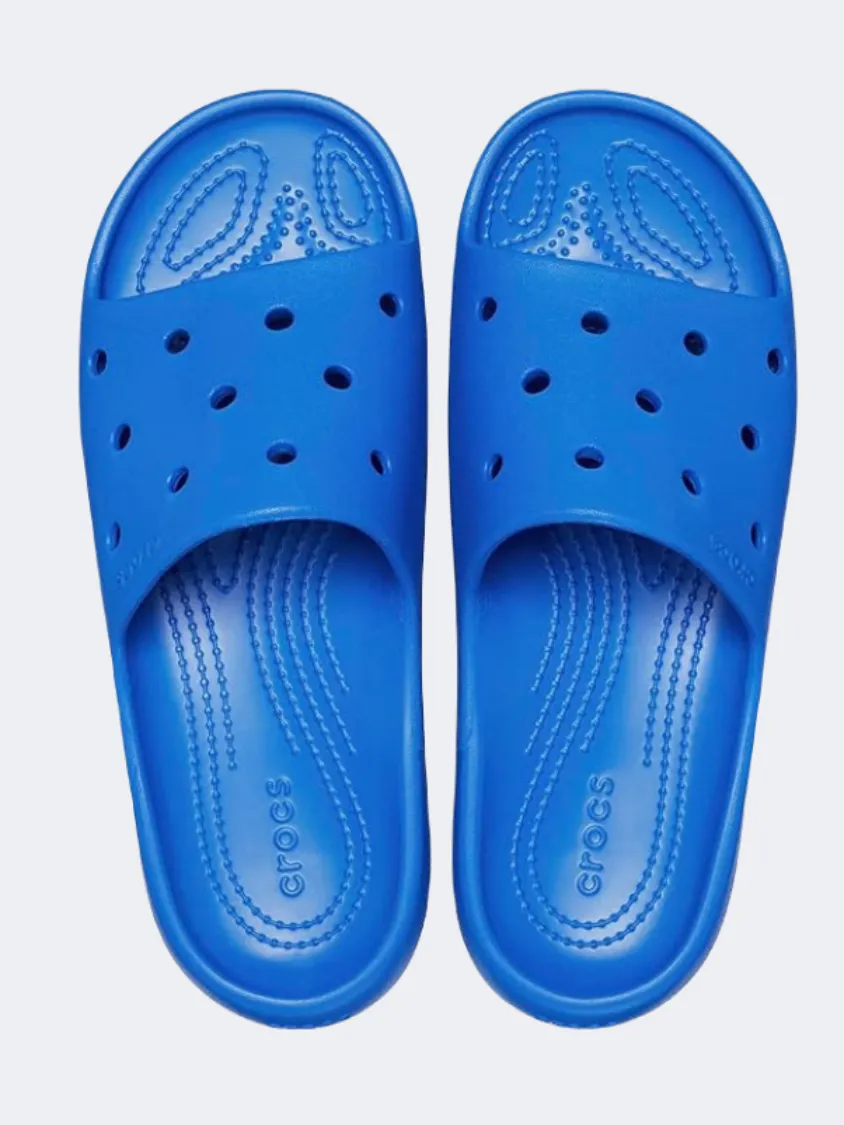 Crocs Classic V2 Unisex Lifestyle Slide Blue Bolt