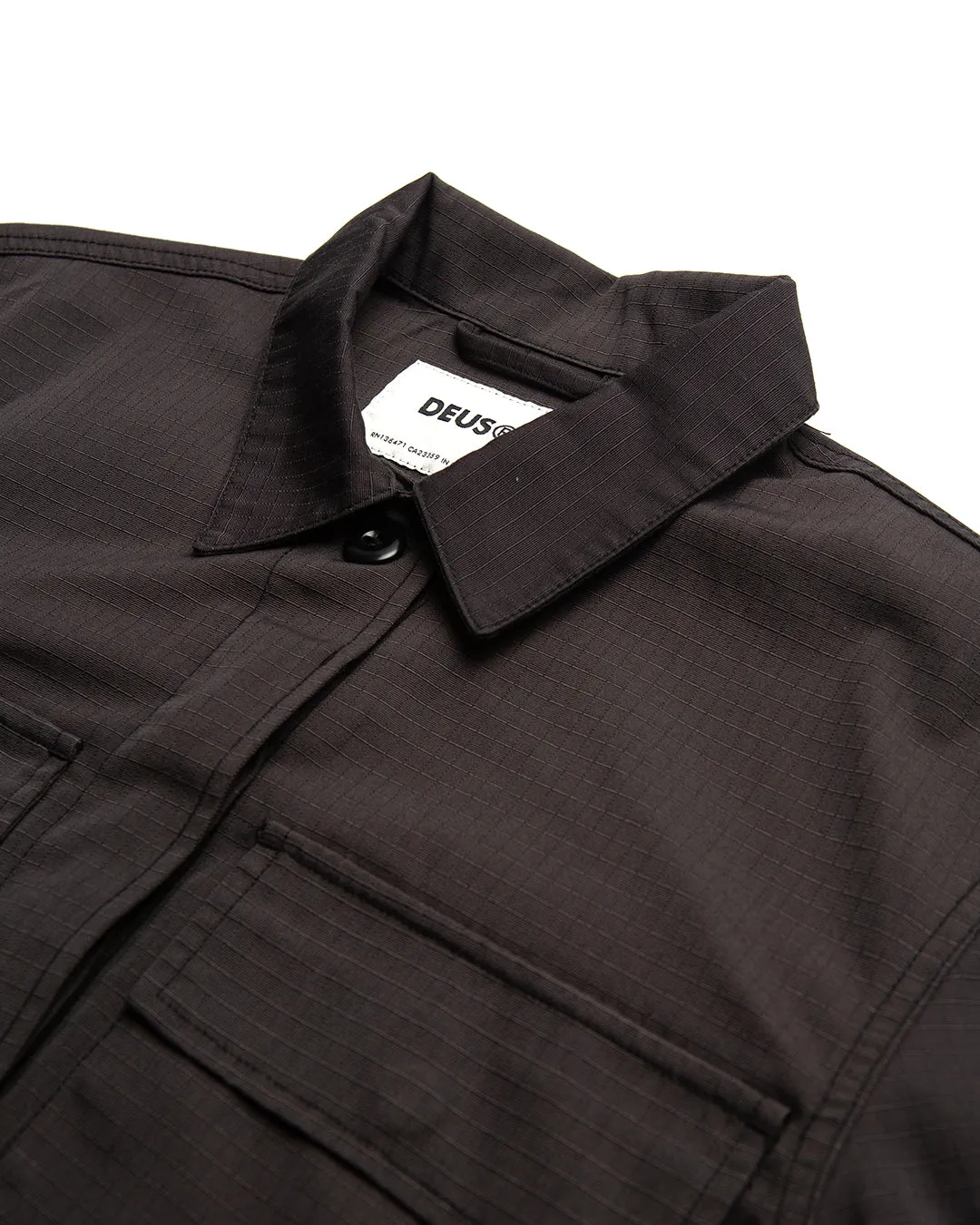 Cropped BDU Shirt - Anthracite