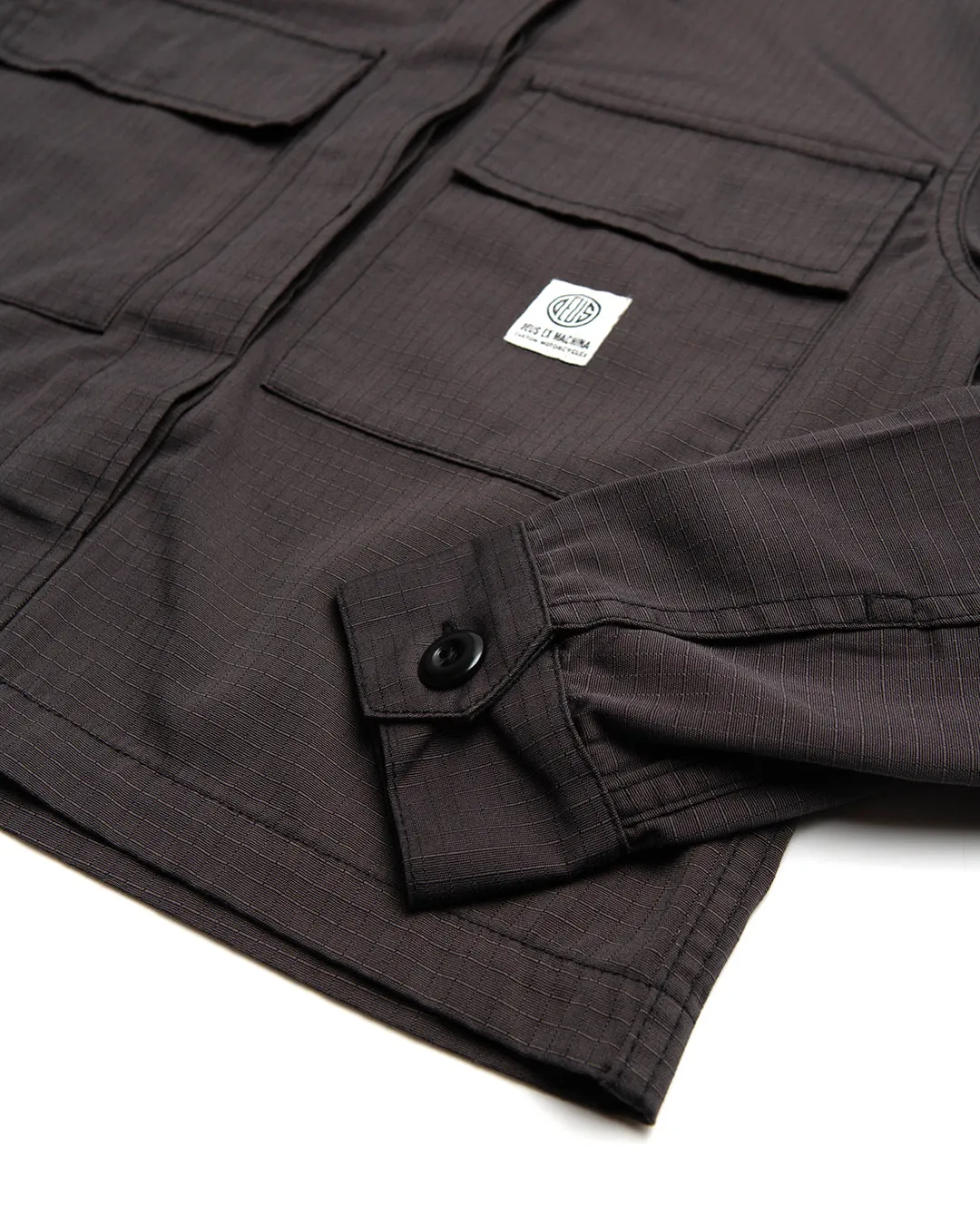 Cropped BDU Shirt - Anthracite