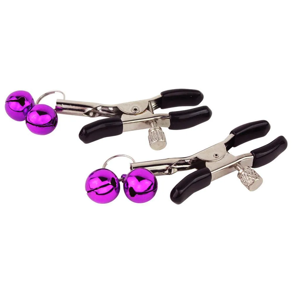 Dark Amour Nipple Clamps with Bells