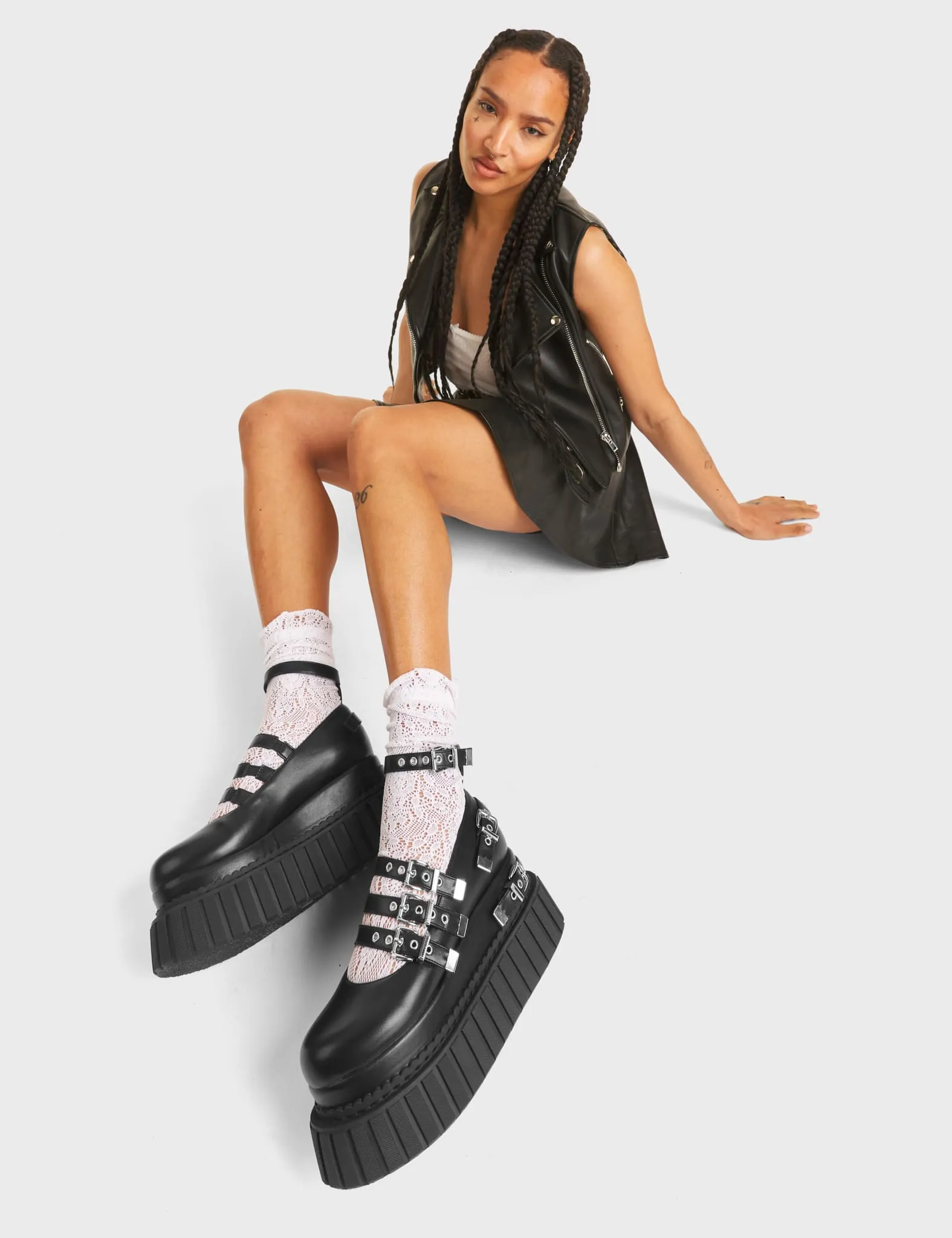 Daydreaming Chunky Platform Creeper Shoes