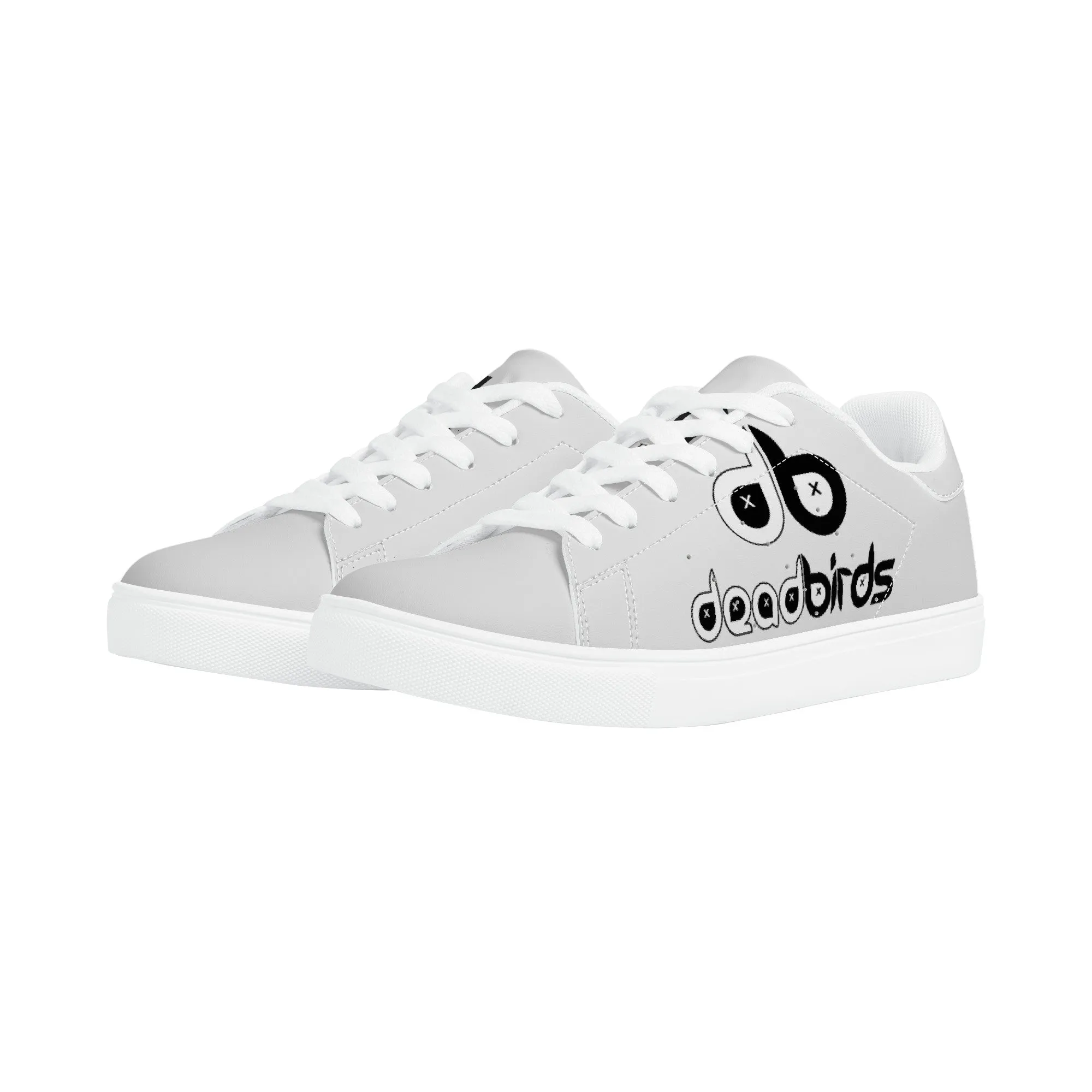 Dead Birds Vegan Leather Sneakers | Low Top Customized | Shoe Zero