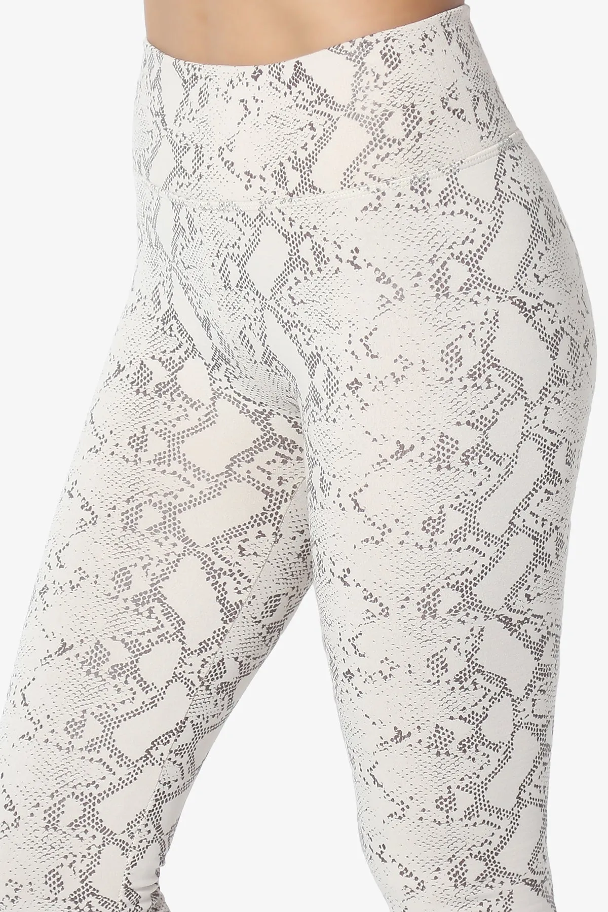 Donddi Snake Print Fleece Leggings