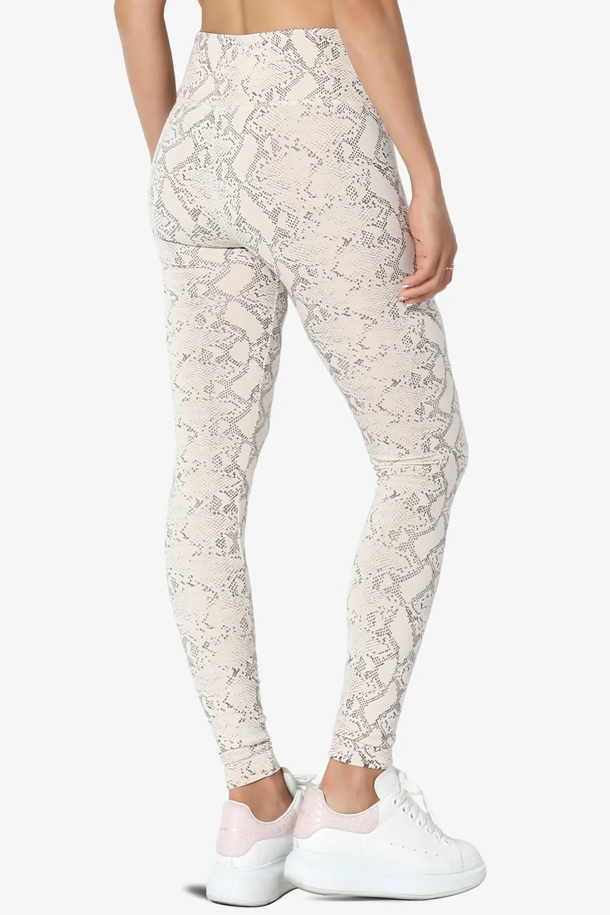 Donddi Snake Print Fleece Leggings